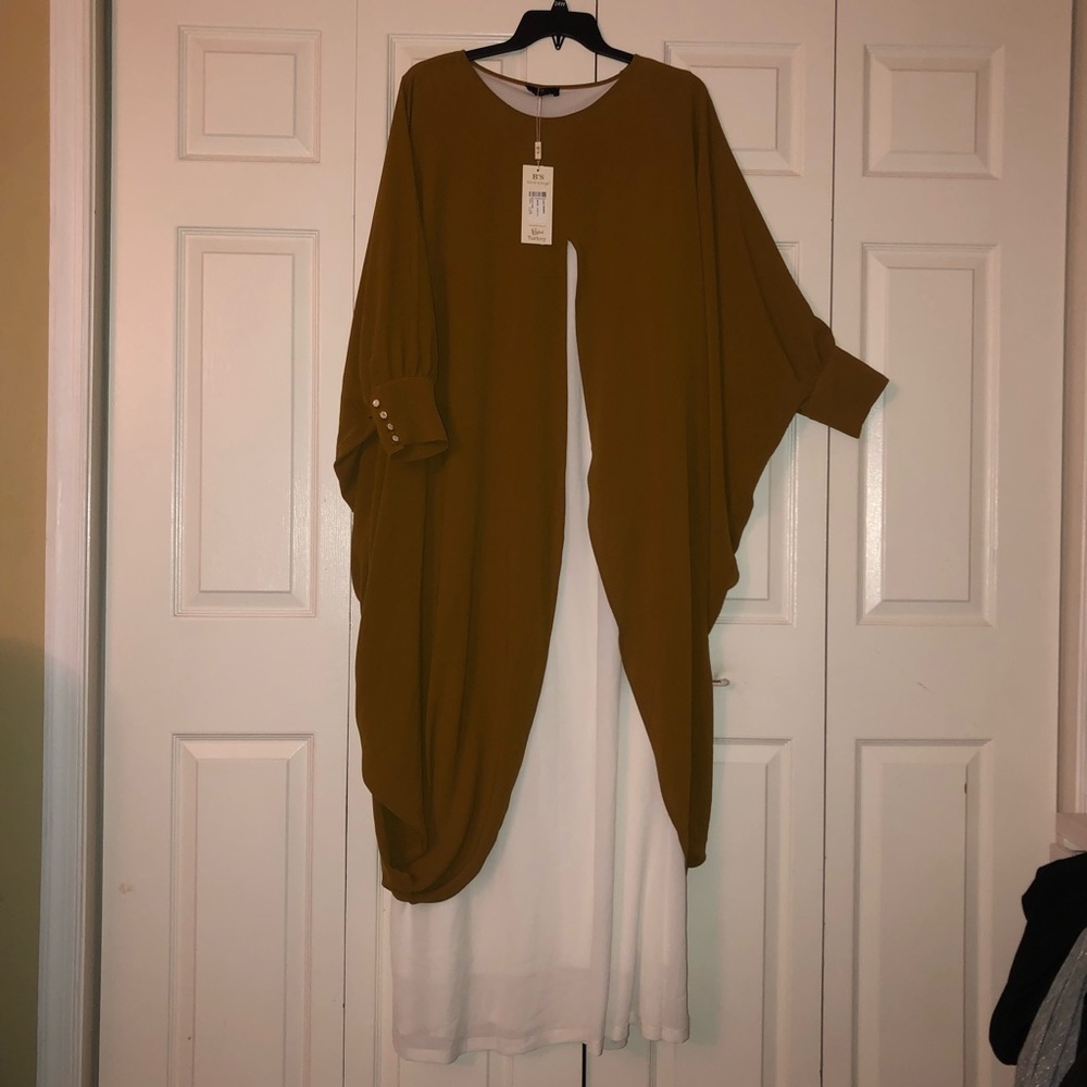 Mustard Plus Size Evening Gown 2X-3X